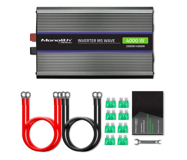 Qoltec Przetwornica napięcia 4000 MS | 12V na 230V | 2000/4000W - 1190380 - zdjęcie 6
